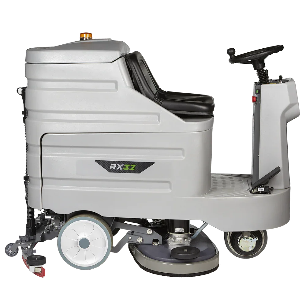 cylindrical brush deck detail of RX30C scrubber