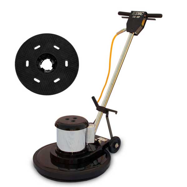 EDIC Saturn Low Speed Floor Machines 20LS3-BK / Pad Holder Included
