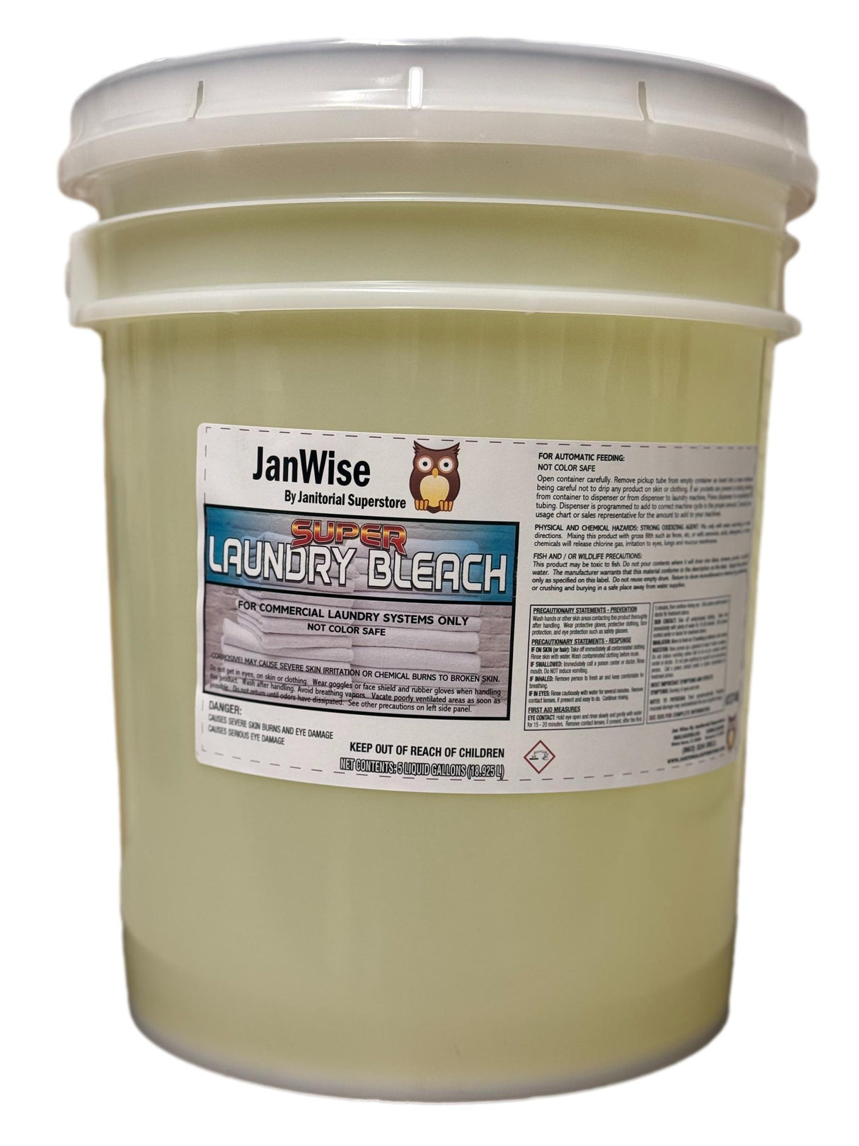 Super Liquid Laundry Bleach 5-gallon