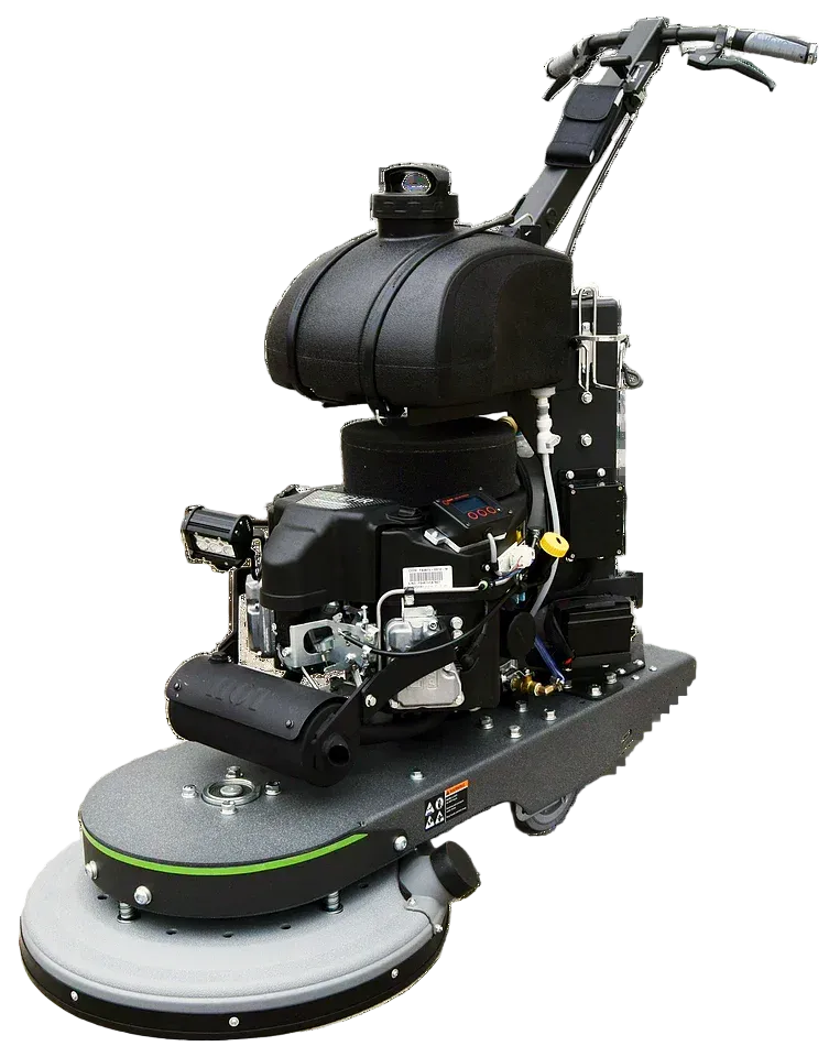 21 inch industrial floor stripper removing floor coating