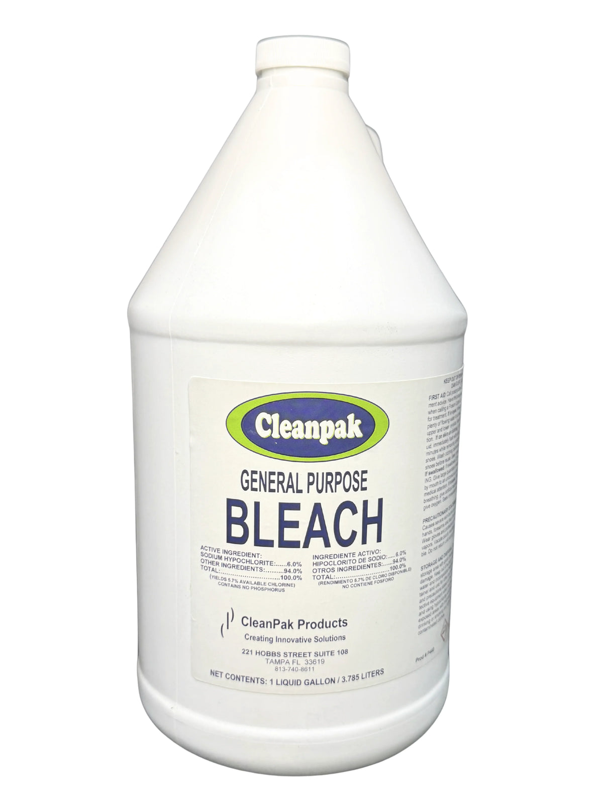 6% Bleach, 4 Gallon Case