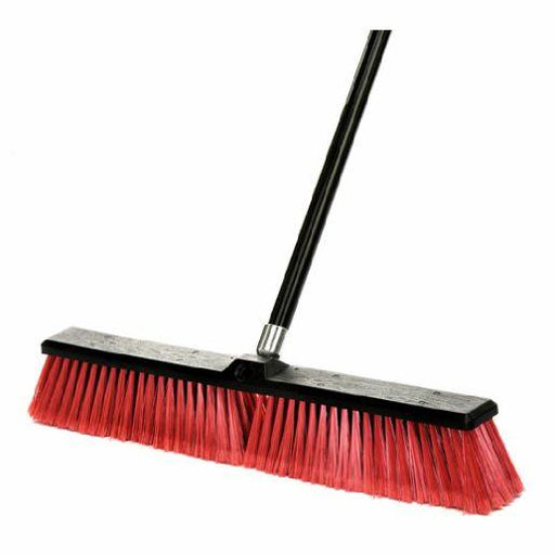 Alpine Industries ALP460-24-2 Smooth Surface Push Broom 24" Hanger Tip - Janitorial Superstore