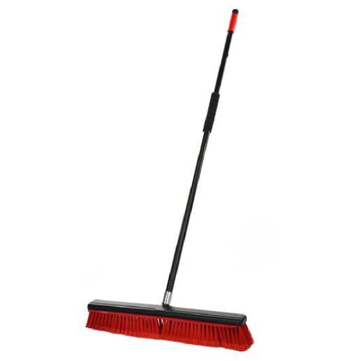 Alpine Industries ALP4600-24-2 2-in-1 Squeegee/Push Broom 24"L Smooth-surface - Janitorial Superstore