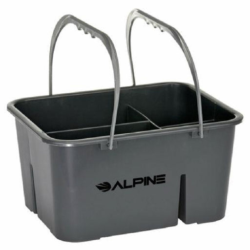 Alpine Industries ALP486-4 Cleaning Caddy 9-2/25"W X 5-9/10"D X 11-2/5"H 4-various Size Compartments - Janitorial Superstore