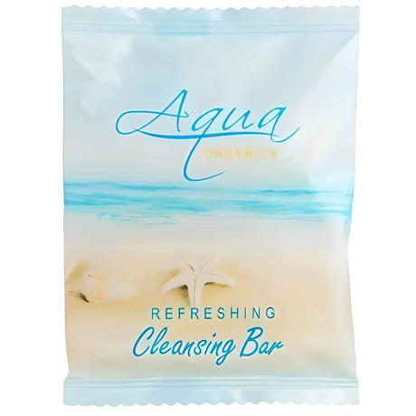 Aqua Organics Cleansing Soap Bar, 14g Sachet, 1,000 Case (AQ21-CB075) - Janitorial Superstore