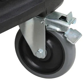 Mytee 1005LX Speedster Deluxe Carpet Extractor with durable wheels for easy portability