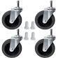 Bucket/Cart wheels 4/wheel cs (#4367) - Janitorial Superstore