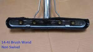 14" 4-JET S-BEND Hard Surface Tile & Grout Cleaning BRUSH WAND Floor Scrubber (#6637) - Janitorial Superstore