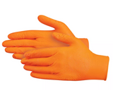 Nitrile, 8mil, Orange Gloves