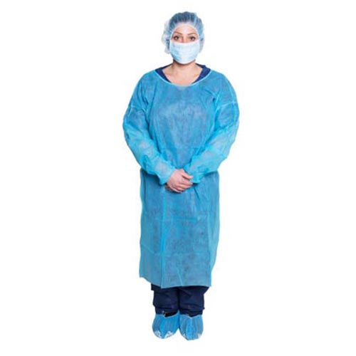 Hospital Isolation Gowns, Universal, Blue (301BL) 10/5 50 CASE