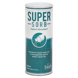 Super-Sorb Liquid Spill Absorbent, Powder, Lemon-Scent, 12 oz. Shaker Can