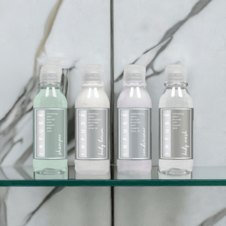 Infuse Lavender Mint Set, 60ea, Sham, Cond, Body Wash, Lotion.