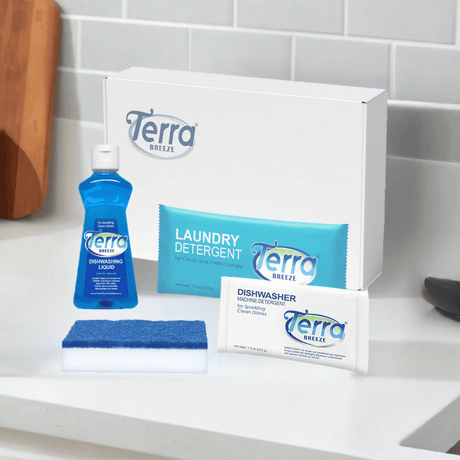 Terra Breeze Detergent Amenity Dish Kit,
