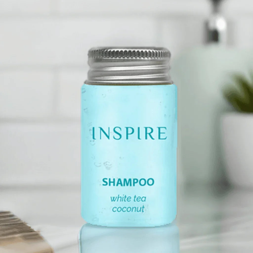 Inspire Organics Shampoo 100 Pack, 1oz Jam Jar - Janitorial Superstore