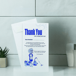 50 Housekeeping Tip Thank you Envelope, White, 3 1/2" X 6 1/2", Premium 24lb. White, 50/box - Janitorial Superstore