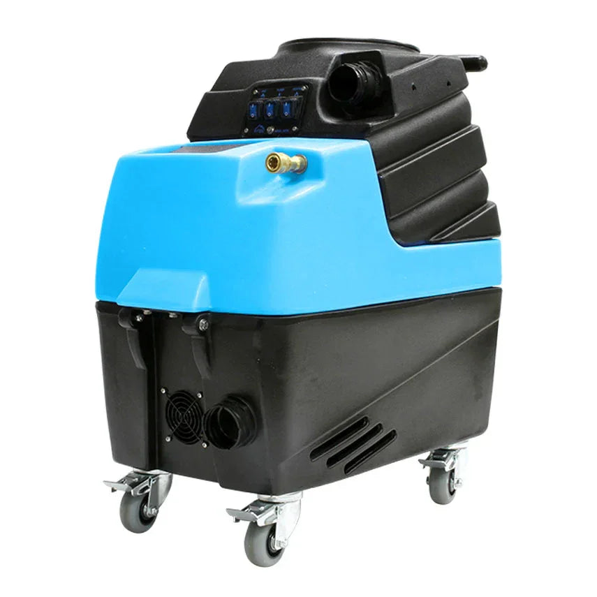 Professional heated upholstery cleaning extractor machine