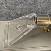 Internal Spray Hand Tool Upholstery Wand Clear Plastic Head With Vacuum Release and Male QD