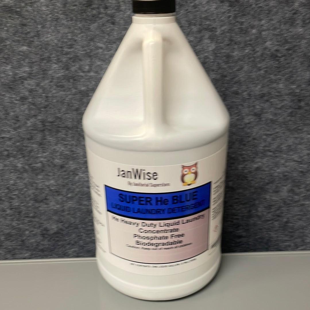 Super He Blue Liquid Laundry Detergent 1Gal — Janitorial Superstore