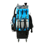 Professional auto detailing machine with 12-gallon tanks and hot water