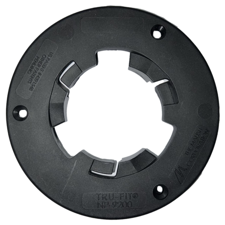 18 " Shampoo Scrubbing Rotary Brush , Plastic Block Nylon, with Clutch and Risor (#812418NPR)