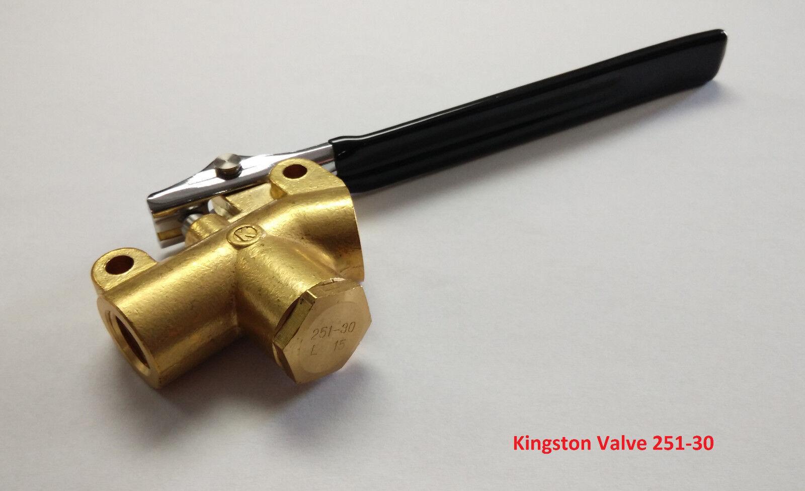 KINGSTON ANGLE VALVE 1200 PSI int Truckmount Portable Carpet Wand 251-30 K valve (#1685-1317)