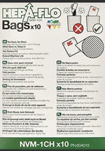 Numatic NVM-1CH HepaFlo' Disposable Filter Bags Pack - for the "Henry"(#7056)