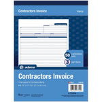 Adams TC8122 Contractor's Invoice Book 50 Sheets Carbonless