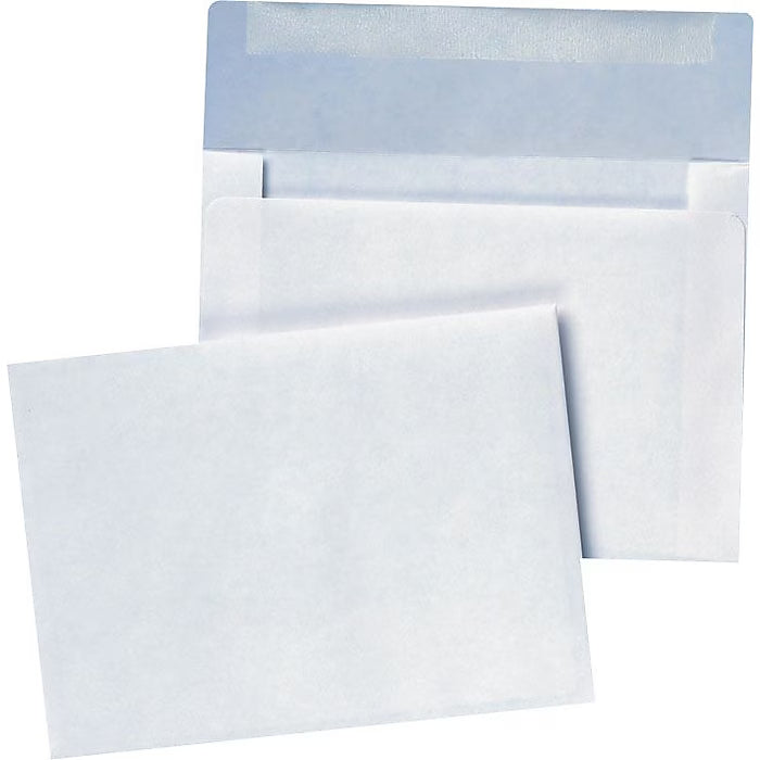 Quality Park Booklet Envelope 4 3/4" x 6 1/2", White, 100/Box (QUA36417)