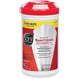 Sani Professional No-rinse Sanitizing Multi-surface Wipes, White, 95-container (P56784)