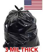 42x52 Black 3Mil 50cs 55Gal (#9859) - Janitorial Superstore