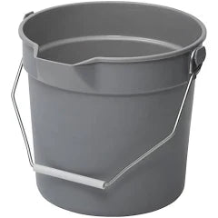 10qt Pail Gray - Janitorial Superstore