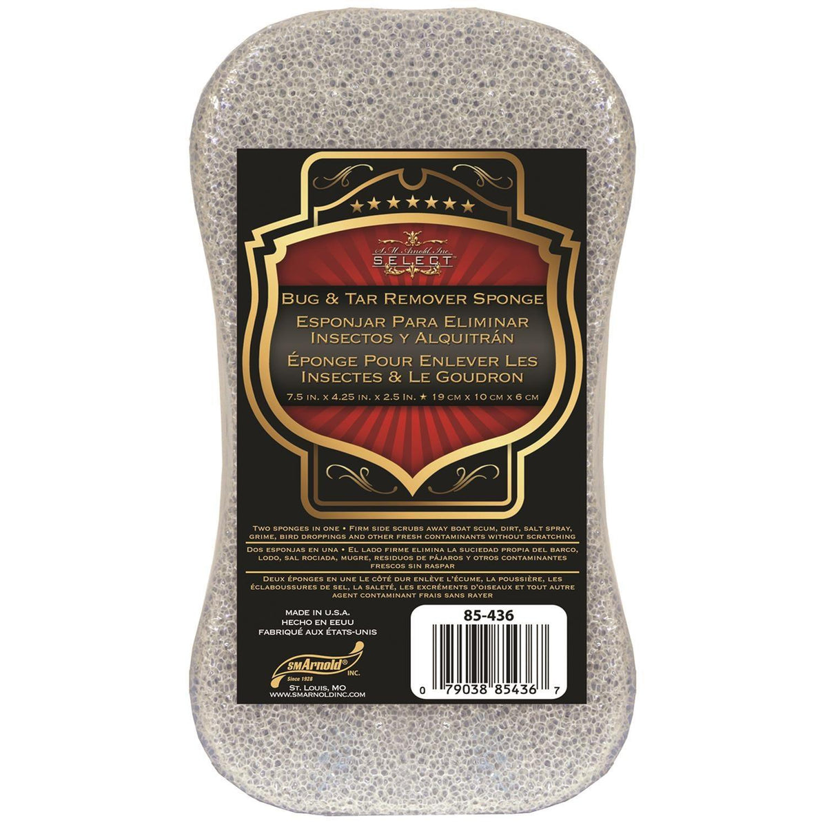 S.M. Arnold Bug and Tar Remover Sponges 85436 — Janitorial Superstore