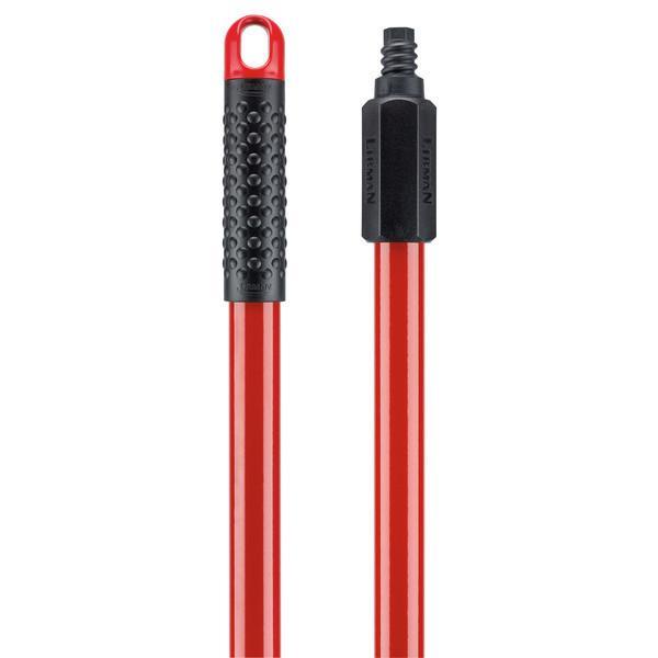 Libman 0601 60" Red Steel Replacement Handle for Libman Resin Block, Threaded Push Brooms, Floor Scrubs, and Vehicle Brushes