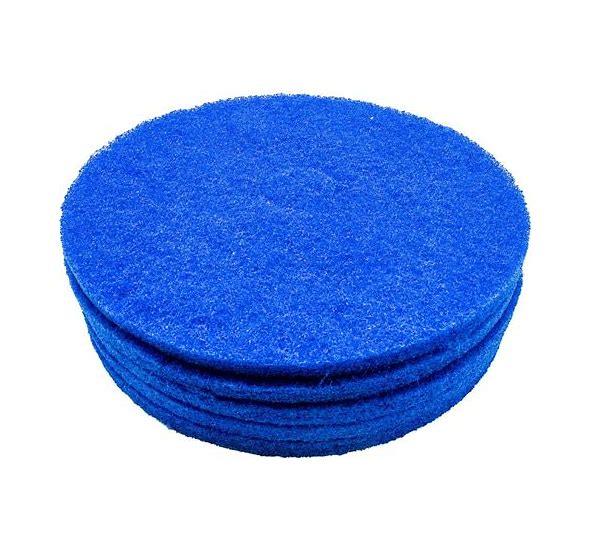 Janwise Scrubbing Floor Pads, Diameter, Blue