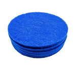 Janwise Scrubbing Floor Pads, Diameter, Blue