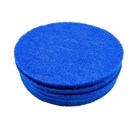 Scrubbing Floor Pads, Diameter, Blue