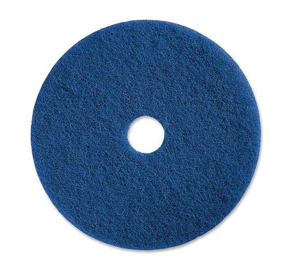 Janwise Scrubbing Floor Pads, Diameter, Blue