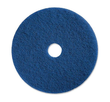 Scrubbing Floor Pads, Diameter, Blue