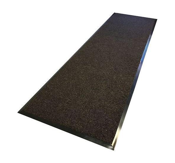 3X10 Charcoal Heavy Duty Portico Nop w/ EdgingMat (36x120) - Janitorial Superstore