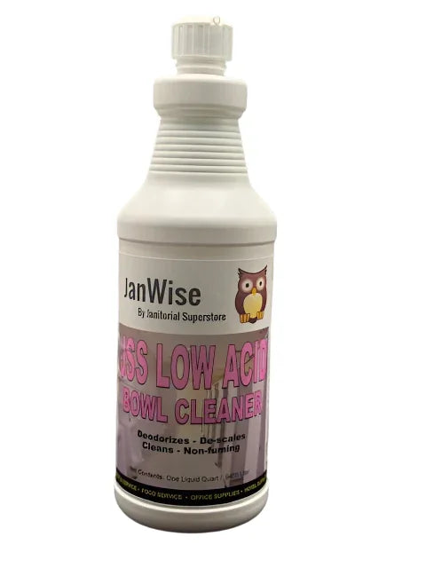 low acid bowl cleaner commercial restroom use