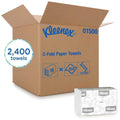 Kleenex 01500 C-Fold Towels, White, 2400 Sheets - Janitorial Superstore