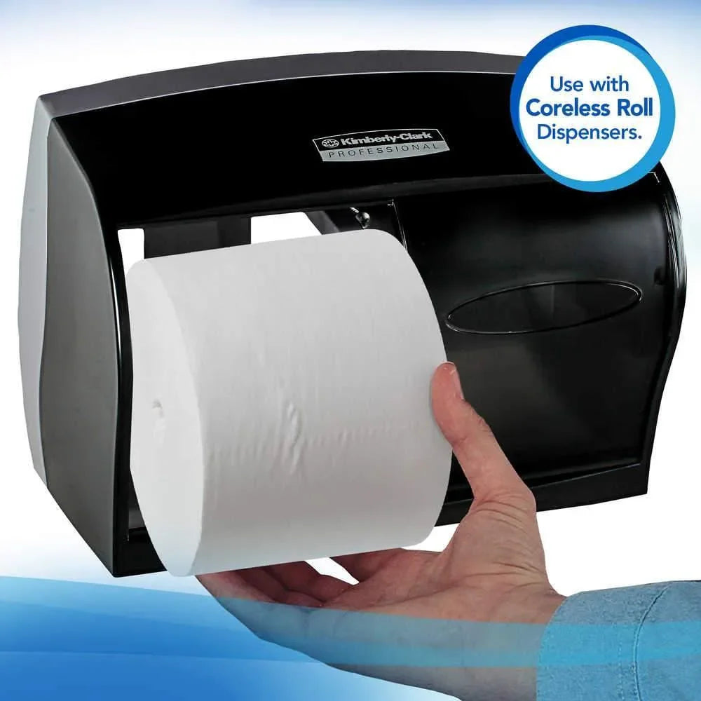 Scott 04007 Essential Coreless Standard Roll Bathroom Tissue, 36 Rolls of 1,000 Sheets (Elite Program) - Janitorial Superstore