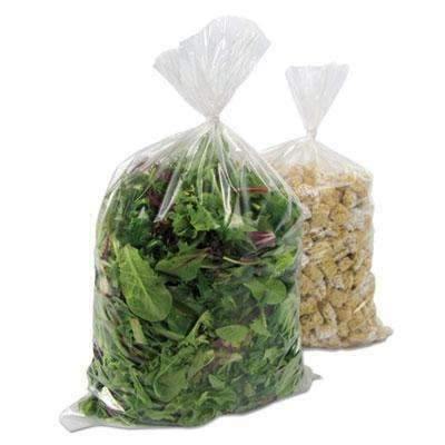 4" x 2" x 12" Clear .65mil Non Vented Poly Bag, 1,000cs - Janitorial Superstore