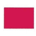 Hoffmaster® Red Scalloped Edge Paper Placemat - 9.5