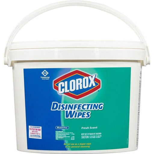 Clorox Disinfecting Wipes, 7 x 8, Fresh Scent, 700/Bucket - Janitorial Superstore
