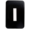 Handicap Accessible Sign with Braille - Black and White, 6
