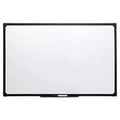 Universal® Dry Erase Board, Melamine, 36 x 24, Black Frame - Janitorial Superstore