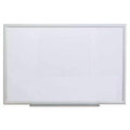 Universal® Dry Erase Board, Melamine, 36 x 24, Aluminum Frame - Janitorial Superstore