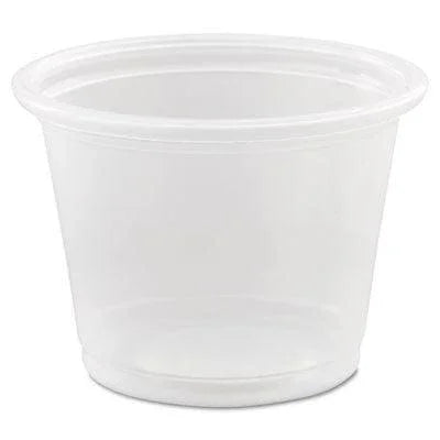 Conex Complements Portion/Medicine Cups, 1 oz, Clear, 125/Bag, 20 Bags/Carton - Janitorial Superstore