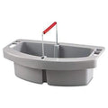 Rubbermaid Commercial RCP 2649 GRA Maid Caddy, 2-Comp, 16